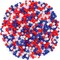Red White and Blue Beads,672 Pcs 4th of July Beads Patriotic Beads for Jewelry Making 8mm Crystal Beads Independence Day Party Decoration Necklace Bracelets DIY Crafts